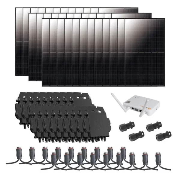 Complete Grid-Tie Solar Kit - 14.22kW ~ 14.4kW Solar w/ Microinverters | 36 x Solar Panels [MIK-PRO]